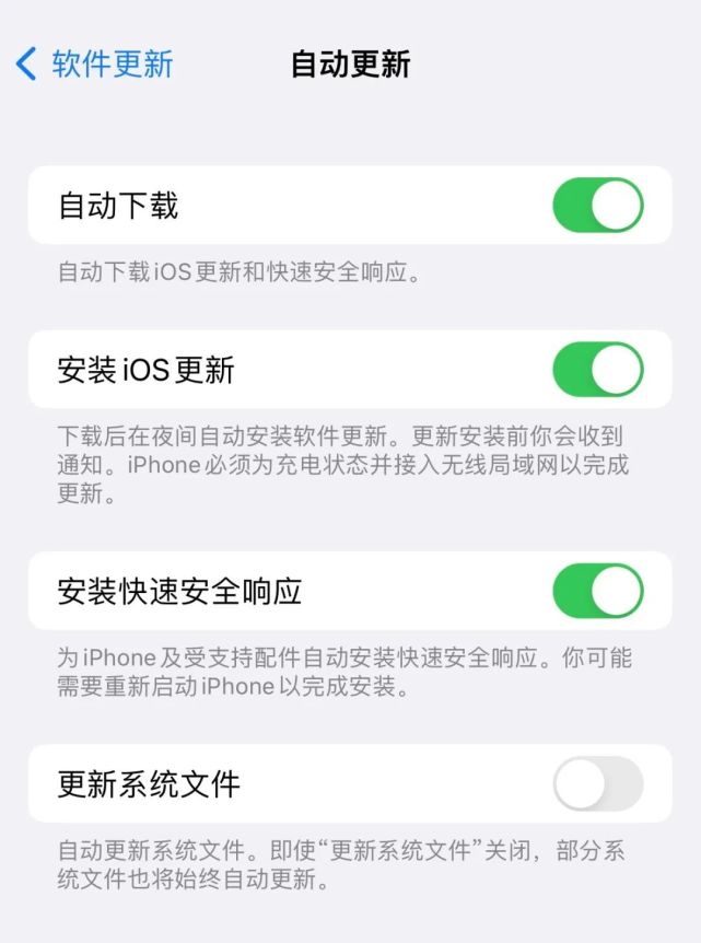 东成镇苹果手机维修分享苹果快速安全响应更新有必要安装吗 