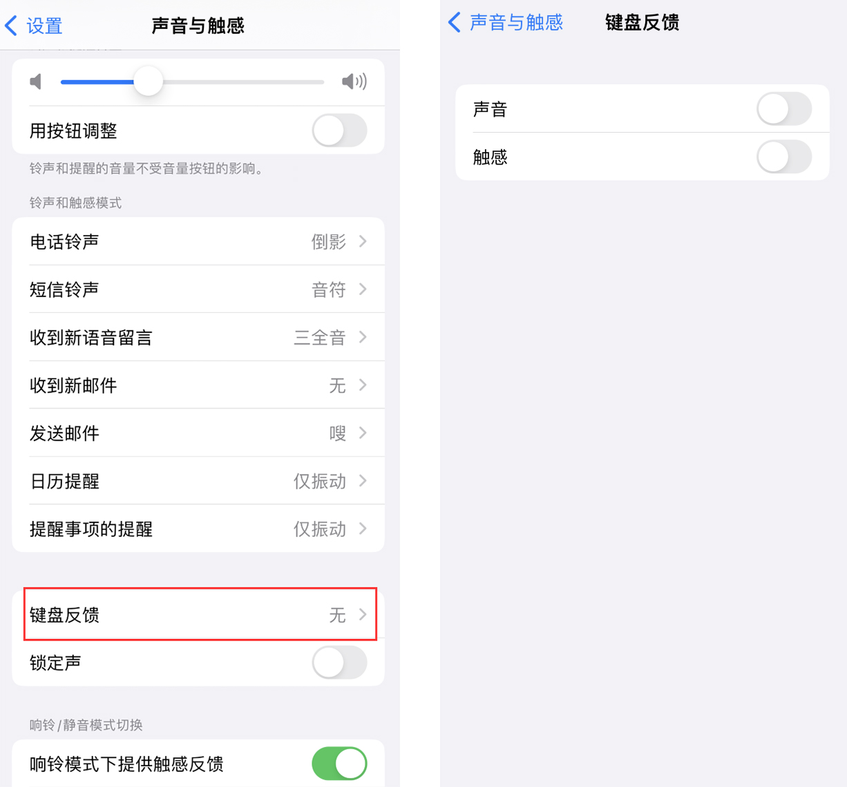 东成镇苹果手机维修分享iOS 16 小细节：支持开启 iPhone 键盘声音及触感反馈 